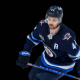 Winnipeg Jets top pairing defenceman Josh Morrissey skating in an NHL game